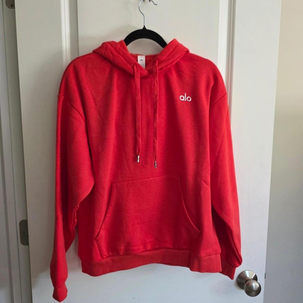 Toxic red Alo hoodie